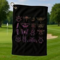 Insect Collector Bugs Entomology Bugs Beetle Biology Bug Golf Towel thumb 1