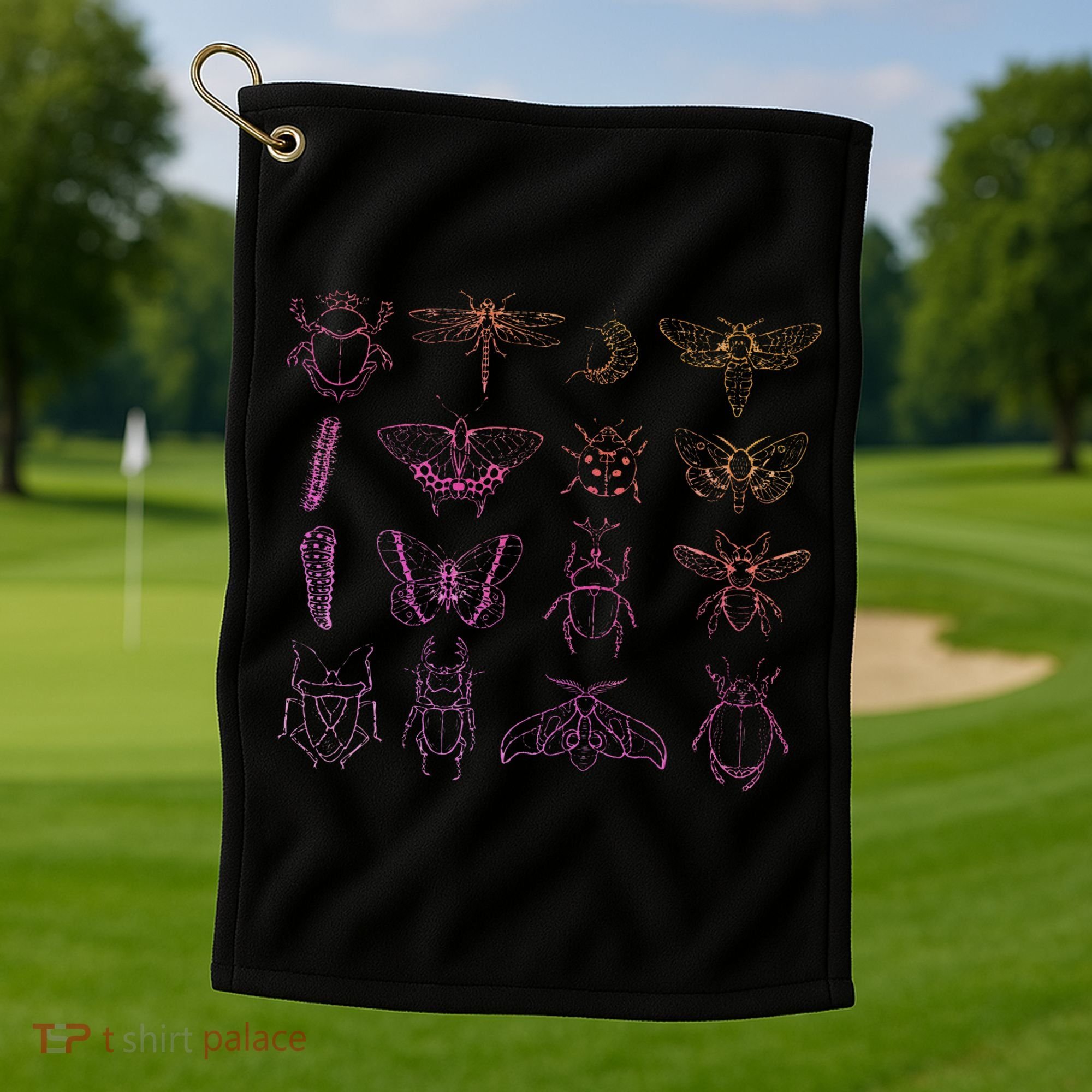 Insect Collector Bugs Entomology Bugs Beetle Biology Bug Golf Towel