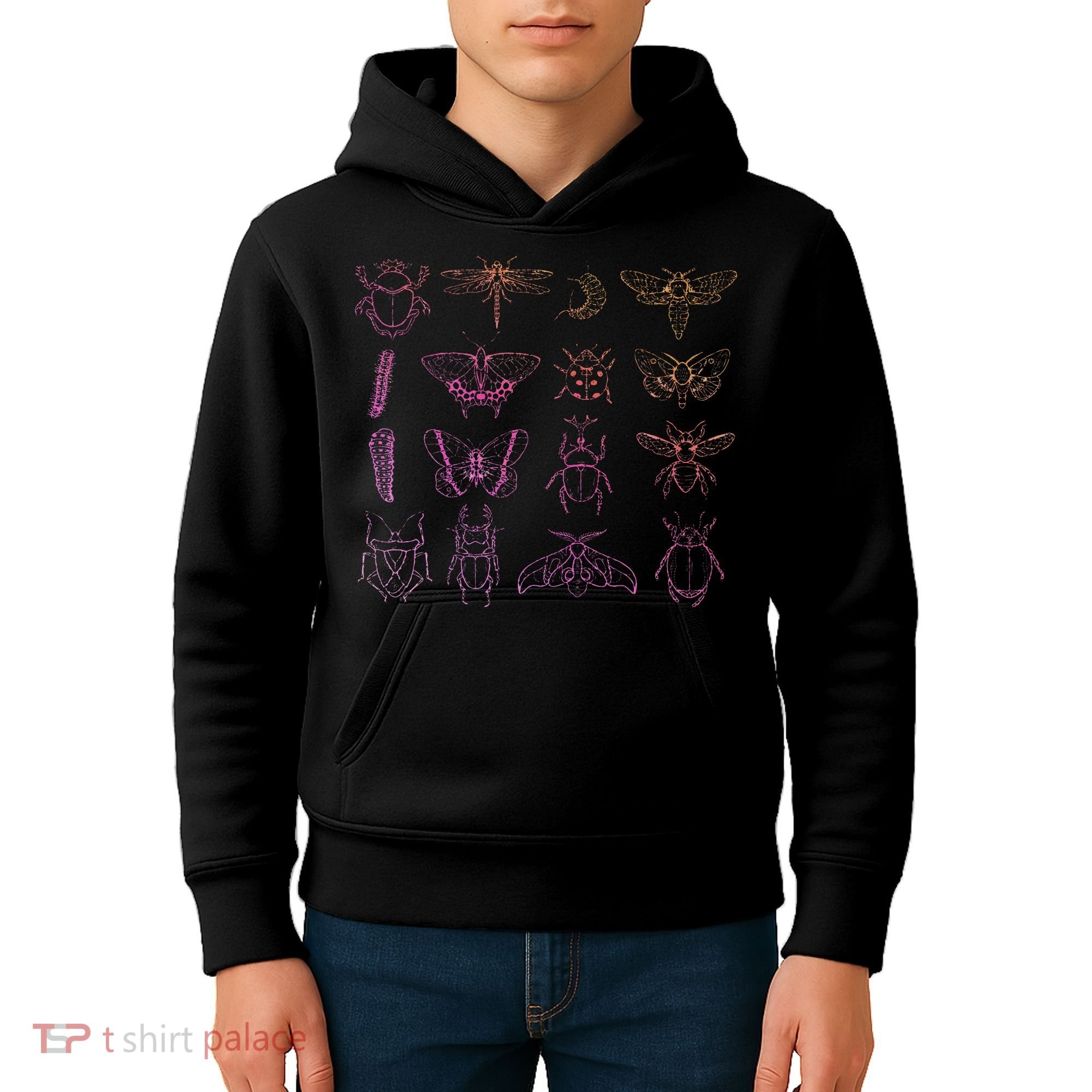 Insect Collector Bugs Entomology Bugs Beetle Biology Bug Kids Hoodie
