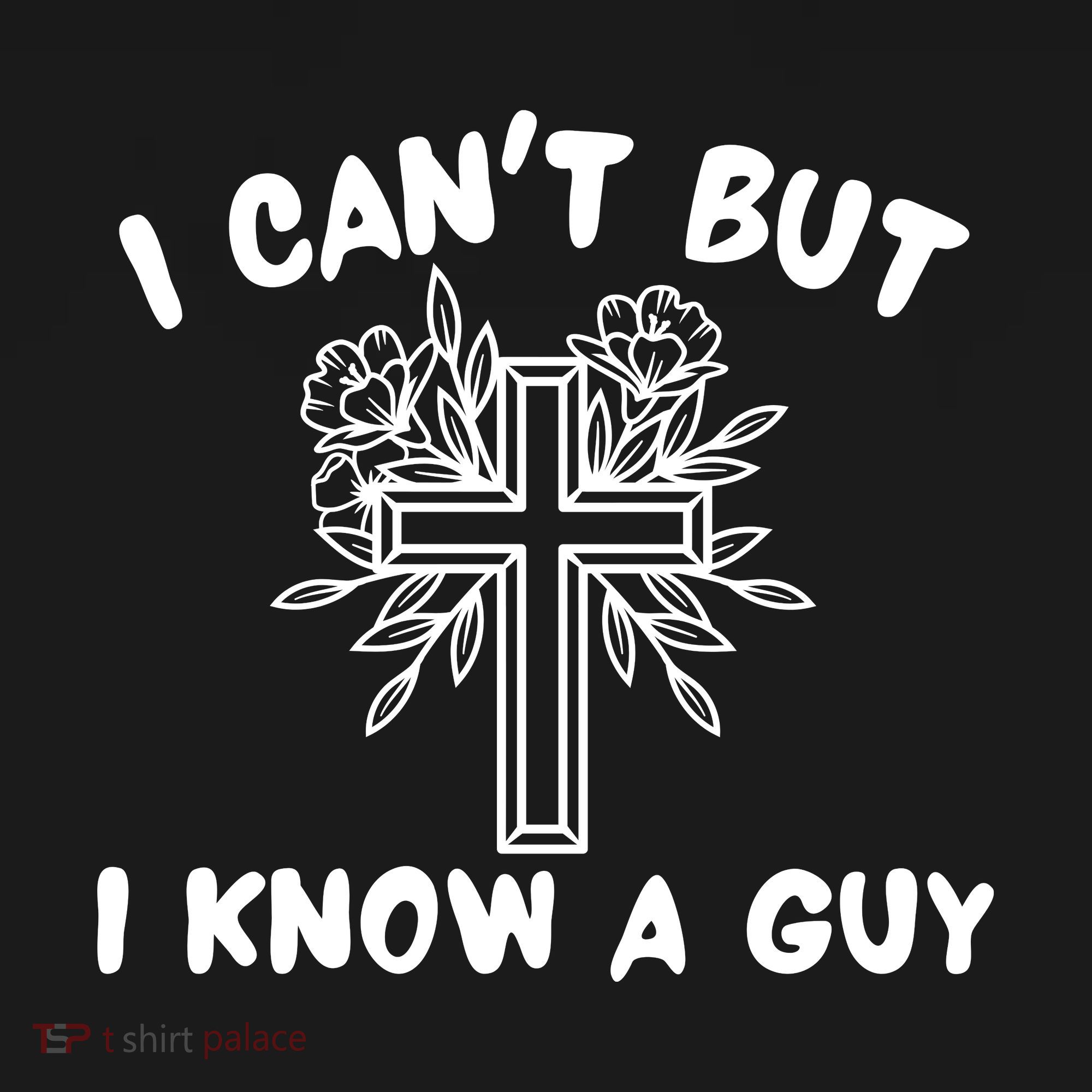 I CanT But I Know A Guy Jesus Cross Funny Christian Apron