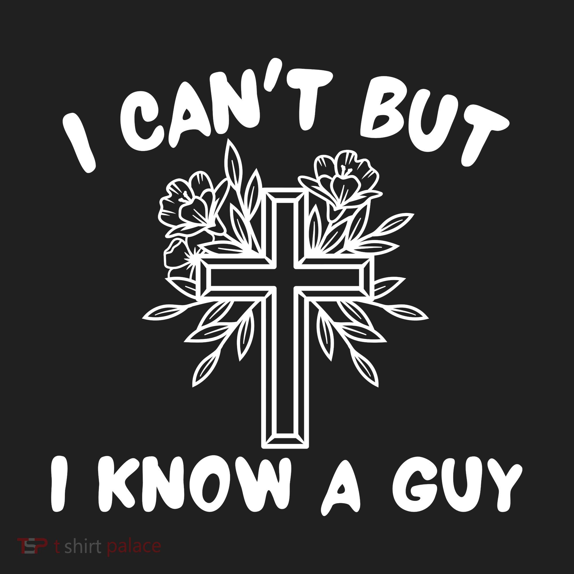 I CanT But I Know A Guy Jesus Cross Funny Christian Beanie