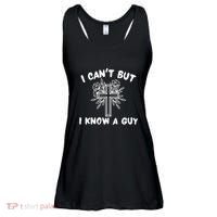 I CanT But I Know A Guy Jesus Cross Funny Christian Ladies Essential Flowy Tank thumb 0