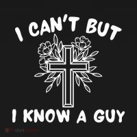 I CanT But I Know A Guy Jesus Cross Funny Christian Mousepad thumb 1