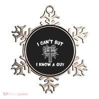 I CanT But I Know A Guy Jesus Cross Funny Christian Ornament thumb 0