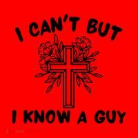 I CanT But I Know A Guy Jesus Cross Funny Christian Santa Hat thumb 1
