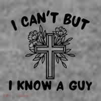 I CanT But I Know A Guy Jesus Cross Funny Christian Women's Tank Top thumb 5
