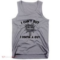 I CanT But I Know A Guy Jesus Cross Funny Christian Tank Top thumb 0