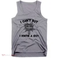 I CanT But I Know A Guy Jesus Cross Funny Christian Tank Top thumb 0