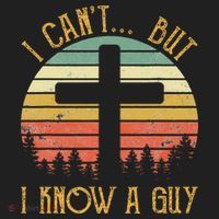 I Can't But I Know A Guy Jesus Cross Funny Christian Women's Sweatshirt thumb 2