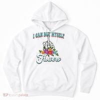 I Can Buy Myself Flowers Middle Finger Floral Hoodie thumb 0
