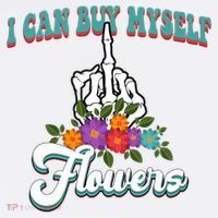 I Can Buy Myself Flowers Middle Finger Floral Mousepad thumb 1