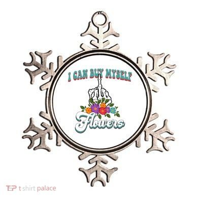 I Can Buy Myself Flowers Middle Finger Floral Ornament