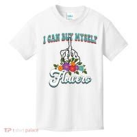 I Can Buy Myself Flowers Middle Finger Floral Kids T-Shirt thumb 0