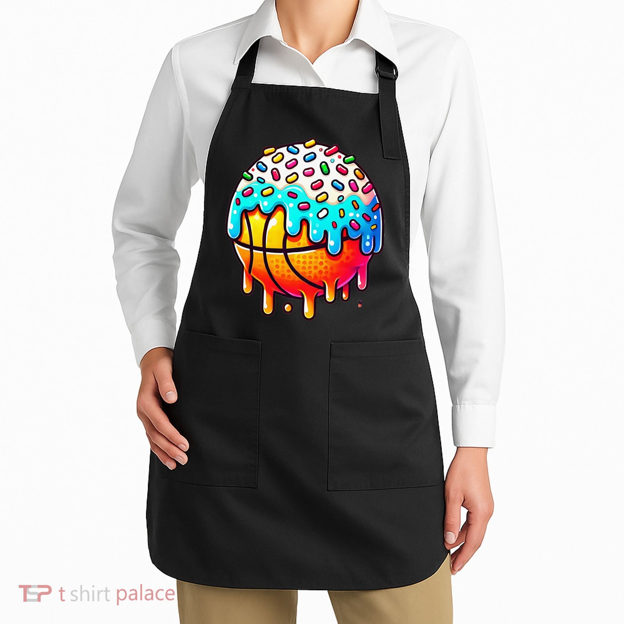 Ice Cream Basketball Drip Basketball Stuff Apron