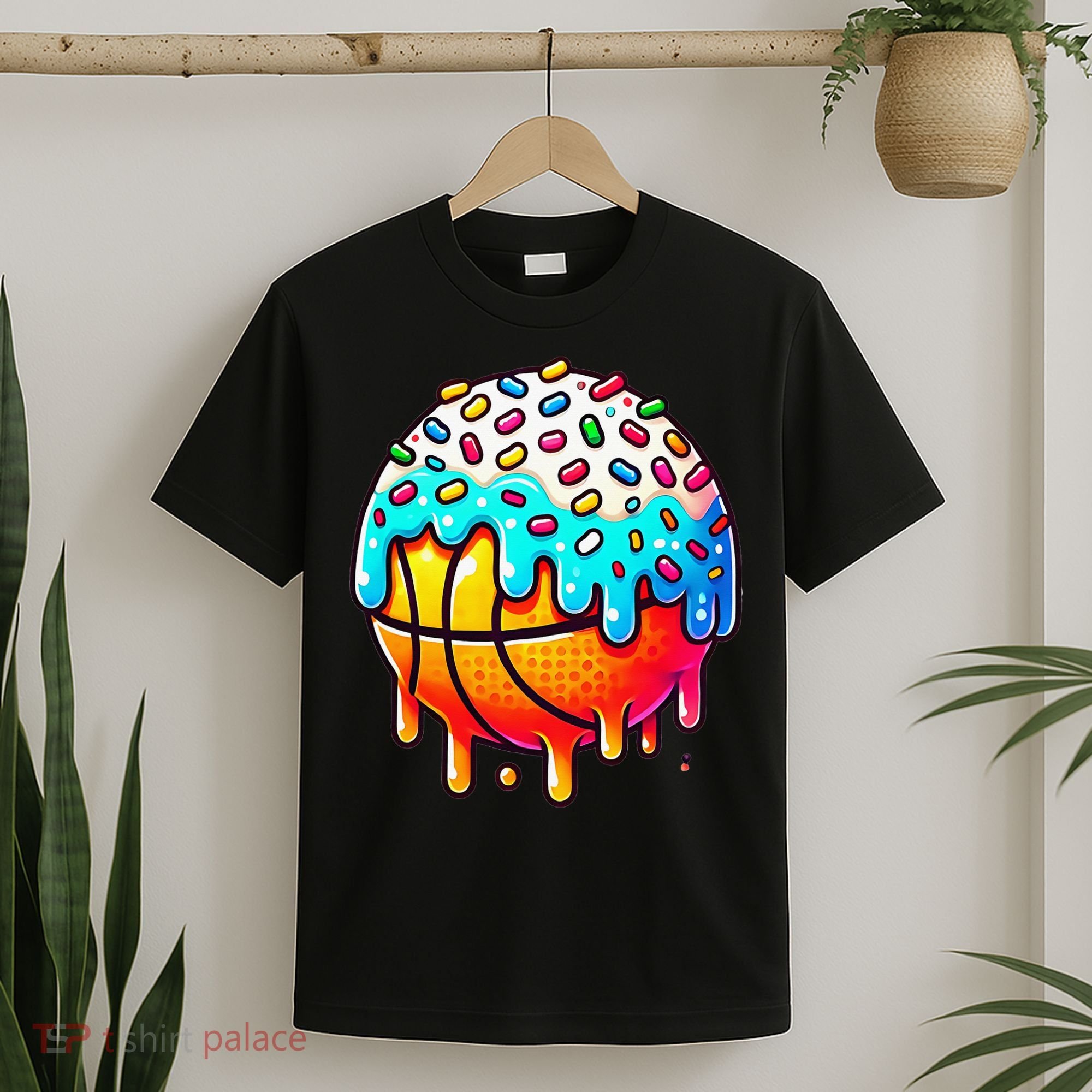 Ice Cream Basketball Drip Basketball Stuff T-Shirt