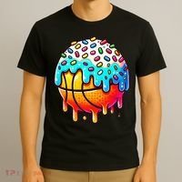Ice Cream Basketball Drip Basketball Stuff T-Shirt thumb 3