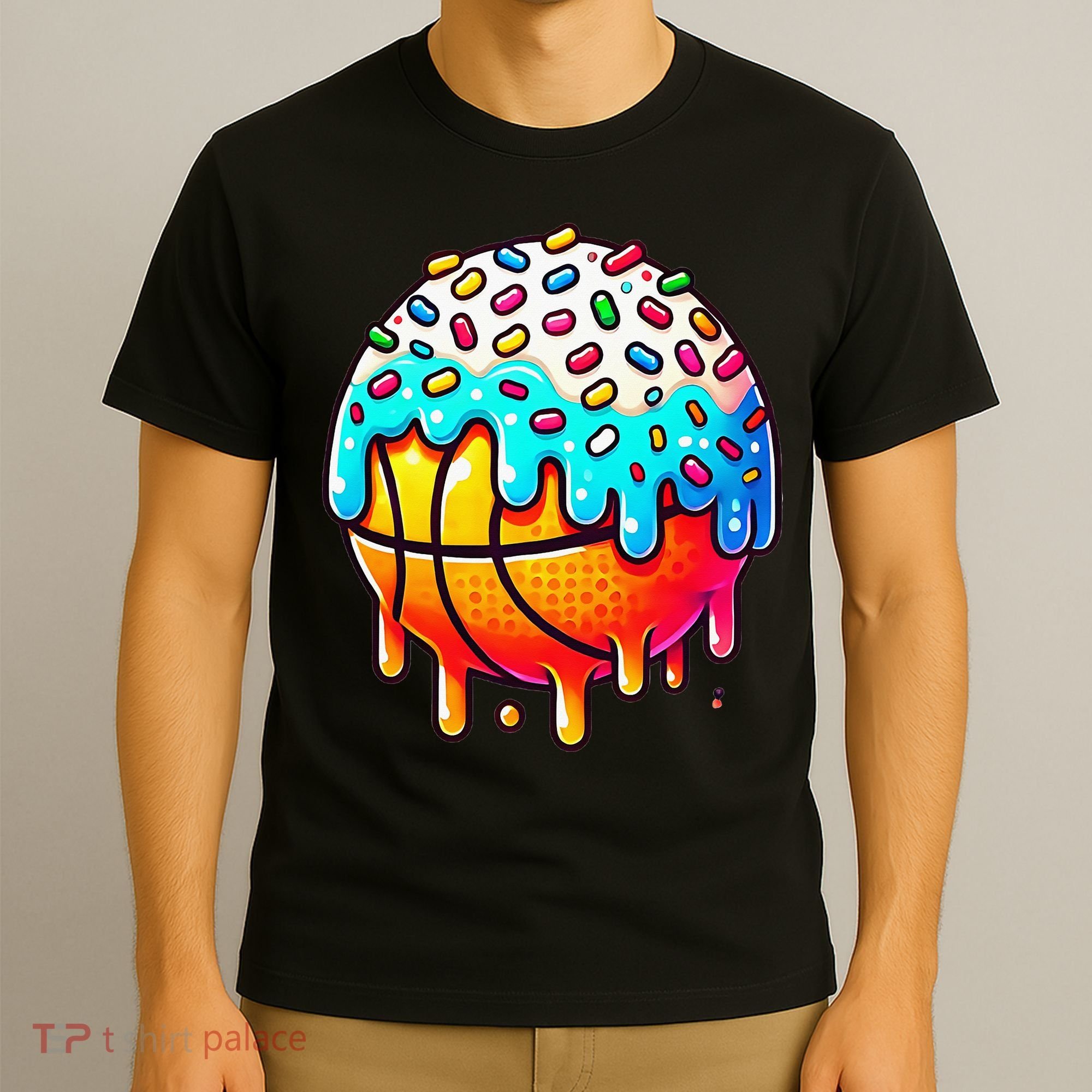 Ice Cream Basketball Drip Basketball Stuff T-Shirt