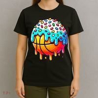 Ice Cream Basketball Drip Basketball Stuff T-Shirt thumb 4
