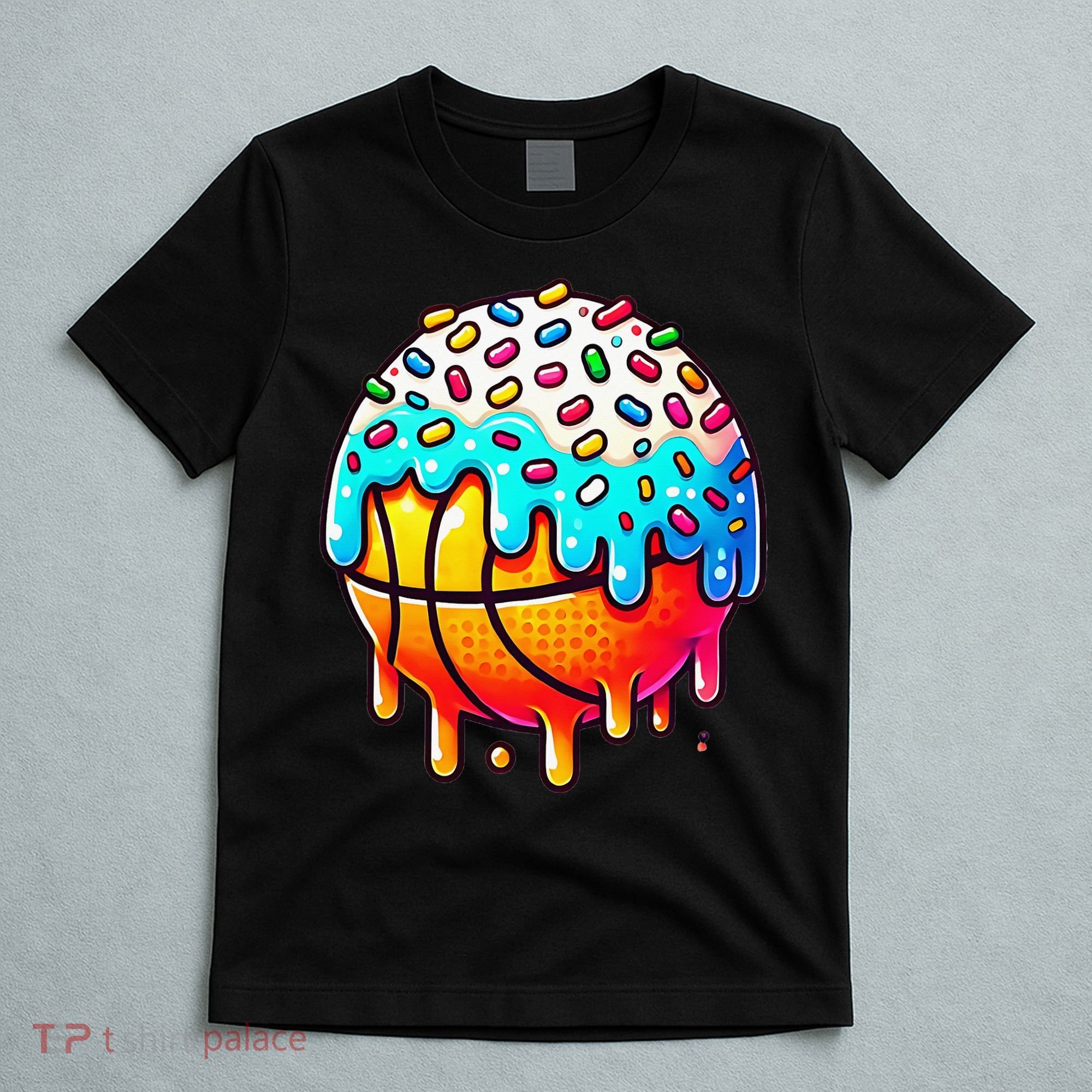 Ice Cream Basketball Drip Basketball Stuff T-Shirt