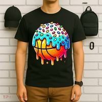 Ice Cream Basketball Drip Basketball Stuff T-Shirt thumb 6