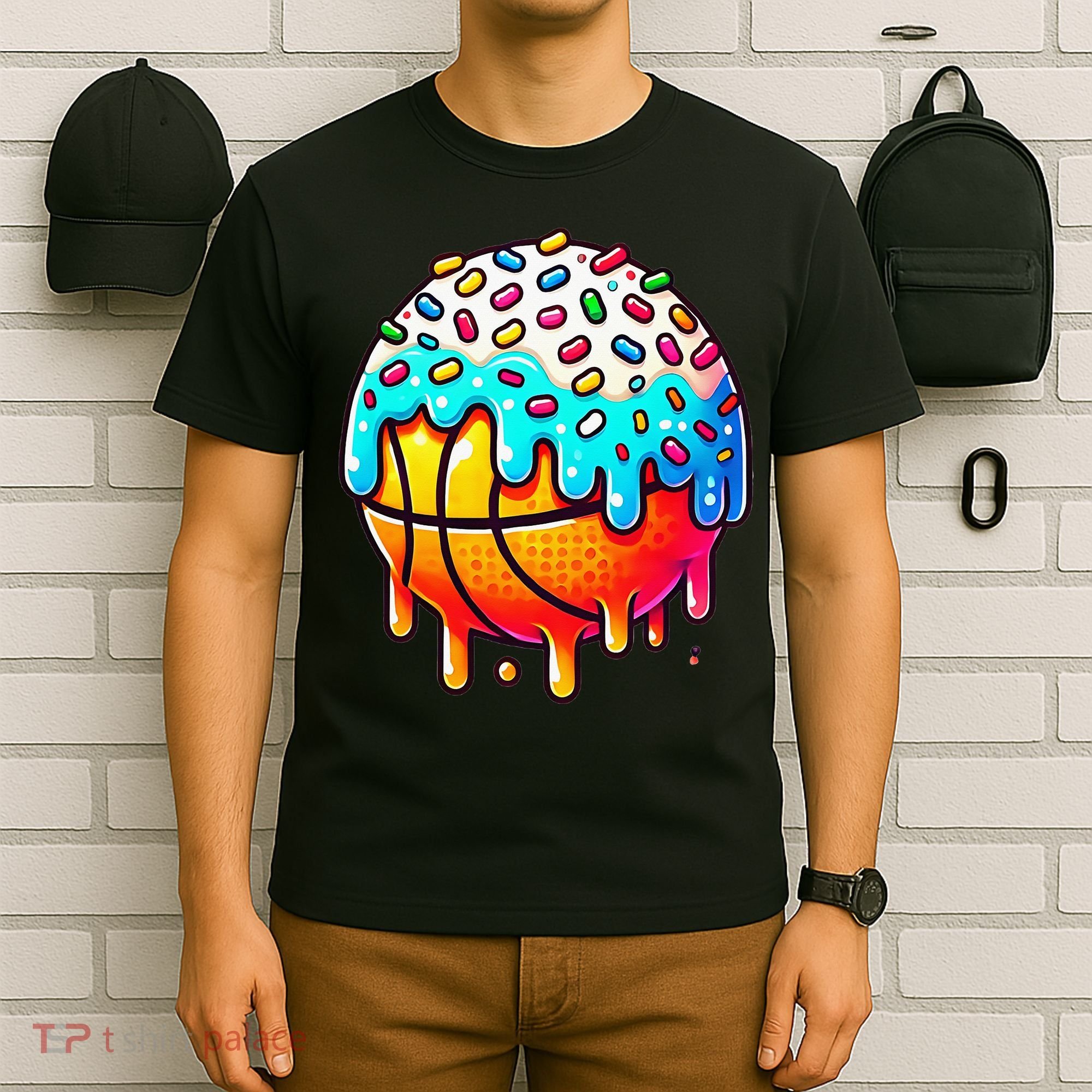 Ice Cream Basketball Drip Basketball Stuff T-Shirt