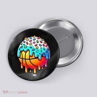 Ice Cream Basketball Drip Basketball Stuff Button thumb 0