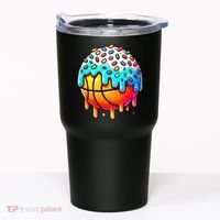 Ice Cream Basketball Drip Basketball Stuff Tumbler thumb 0