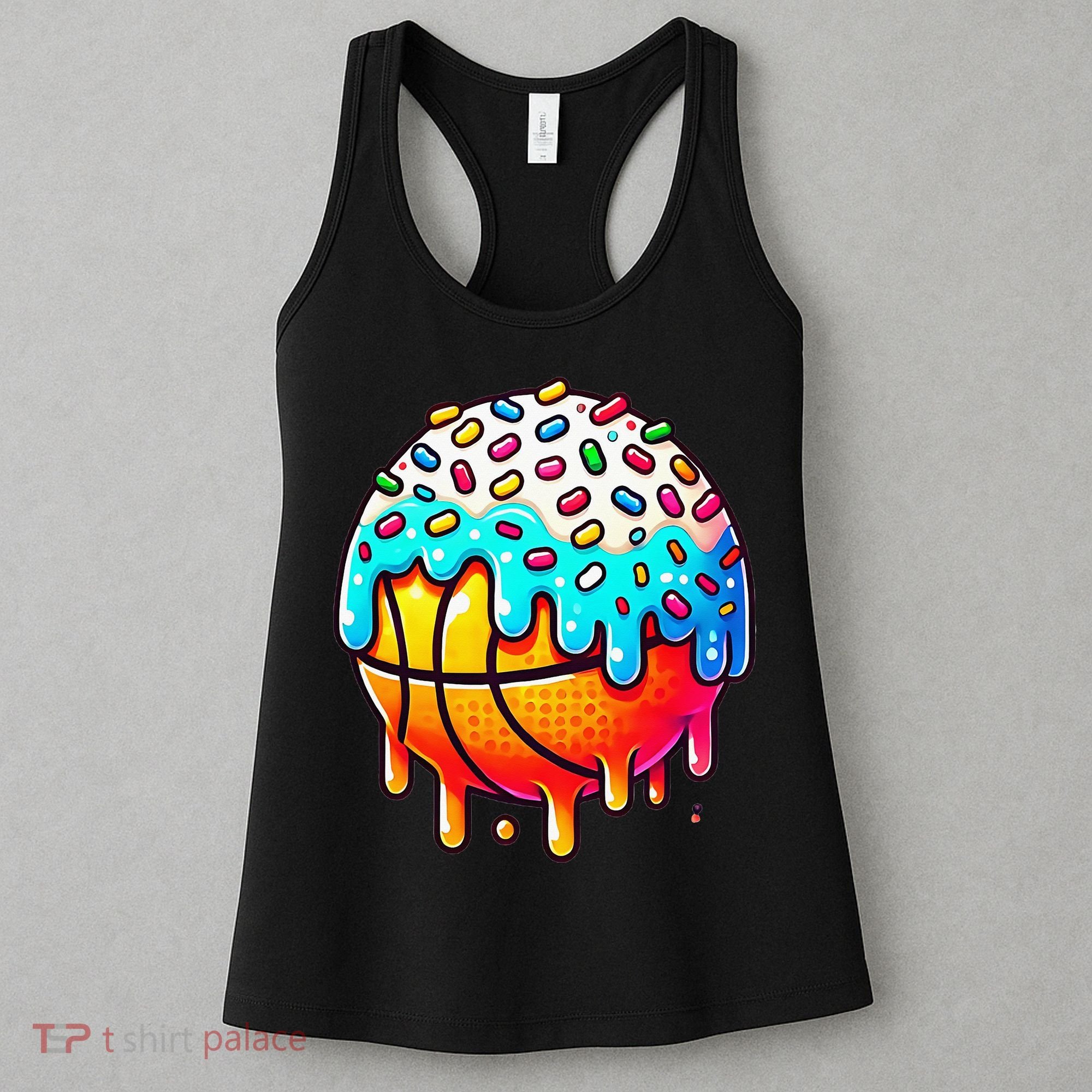 Ice Cream Basketball Drip Basketball Stuff Women's Tank Top