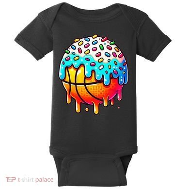 Ice Cream Basketball Drip Basketball Stuff Baby Bodysuit