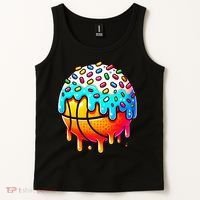 Ice Cream Basketball Drip Basketball Stuff Tank Top thumb 2