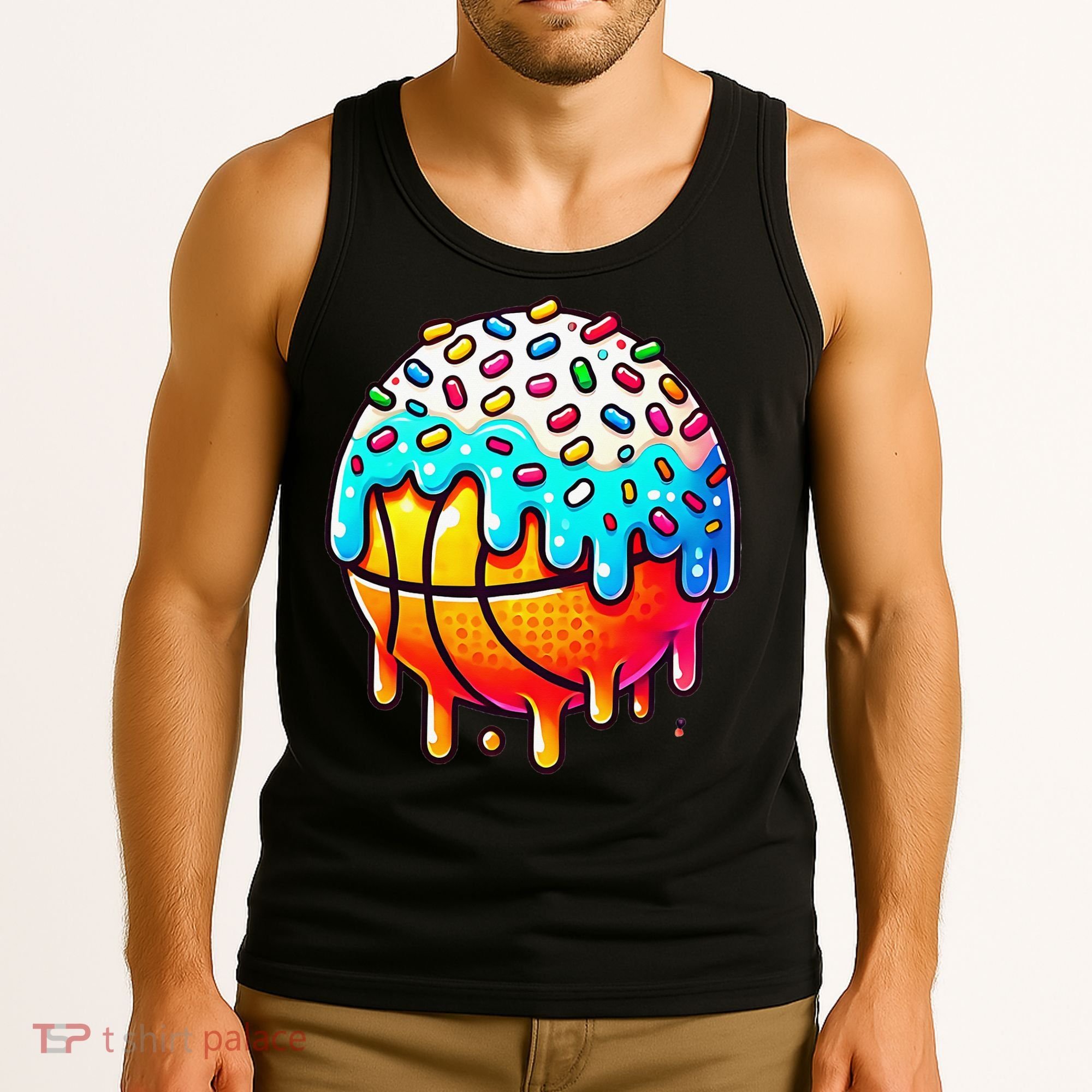 Ice Cream Basketball Drip Basketball Stuff Tank Top