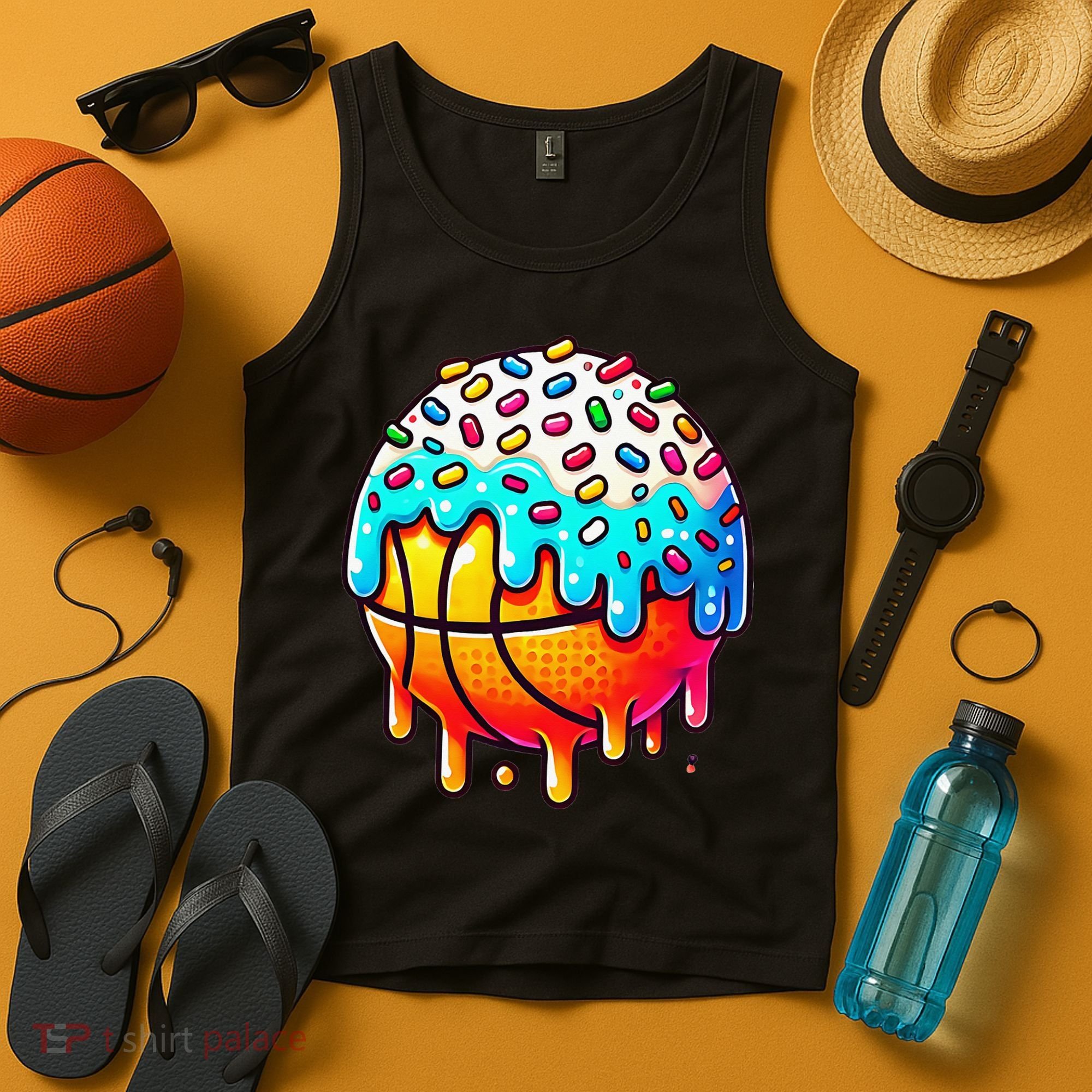 Ice Cream Basketball Drip Basketball Stuff Tank Top