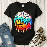 Ice Cream Basketball Drip Basketball Stuff Women's T-Shirt thumb 3