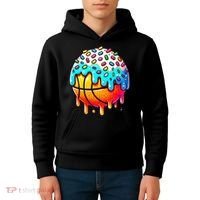 Ice Cream Basketball Drip Basketball Stuff Kids Hoodie thumb 4