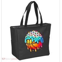 Ice Cream Basketball Drip Basketball Stuff Tote Bag thumb 2