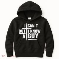 I Cant But I Know A Guy Bold Christian Faith Kids Hoodie thumb 0