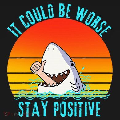 It Could Be Worse Stay Positive Vibes Funny Flat Bill Trucker Hat