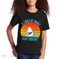 It Could Be Worse Stay Positive Vibes Funny Kids T-Shirt thumb 2