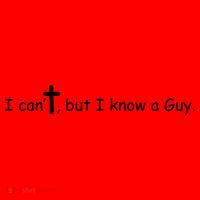 I Cant But I Know A Guy Jesus Christ Christian Son Of God Santa Hat thumb 1