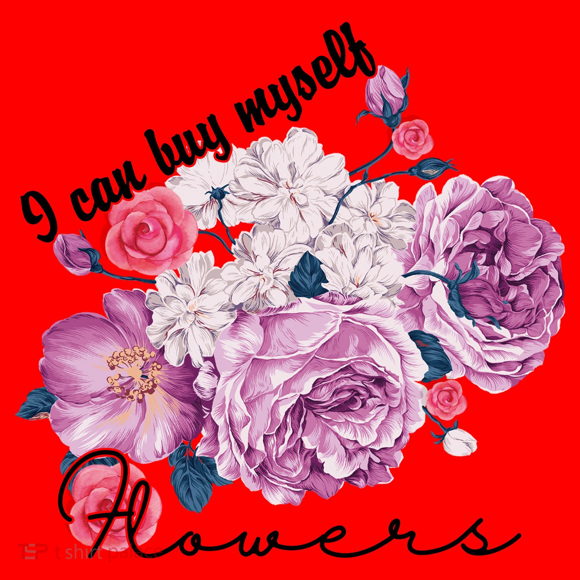 I Can Buy Myself Flowers Floral Self Love Santa Hat