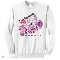 I Can Buy Myself Flowers Floral Self Love Sweatshirt thumb 0