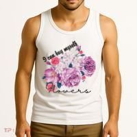 I Can Buy Myself Flowers Floral Self Love Tank Top thumb 3