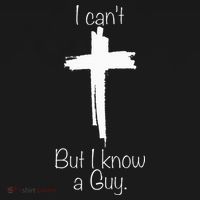 I Can't But I Know A Guy Jesus Cross Funny Christian Women's Hoodie thumb 2