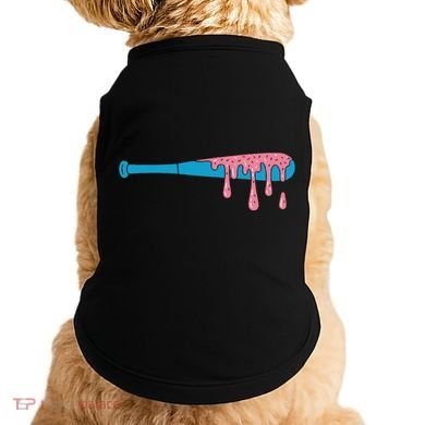 Ice Cream Baseball Bat With Baseball Sprinkles Drip Doggie Tank
