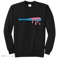 Ice Cream Baseball Bat With Baseball Sprinkles Drip Sweatshirt thumb 0