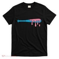 Ice Cream Baseball Bat With Baseball Sprinkles Drip T-Shirt thumb 0