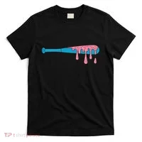 Ice Cream Baseball Bat With Baseball Sprinkles Drip T-Shirt thumb 0