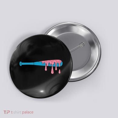 Ice Cream Baseball Bat With Baseball Sprinkles Drip Button