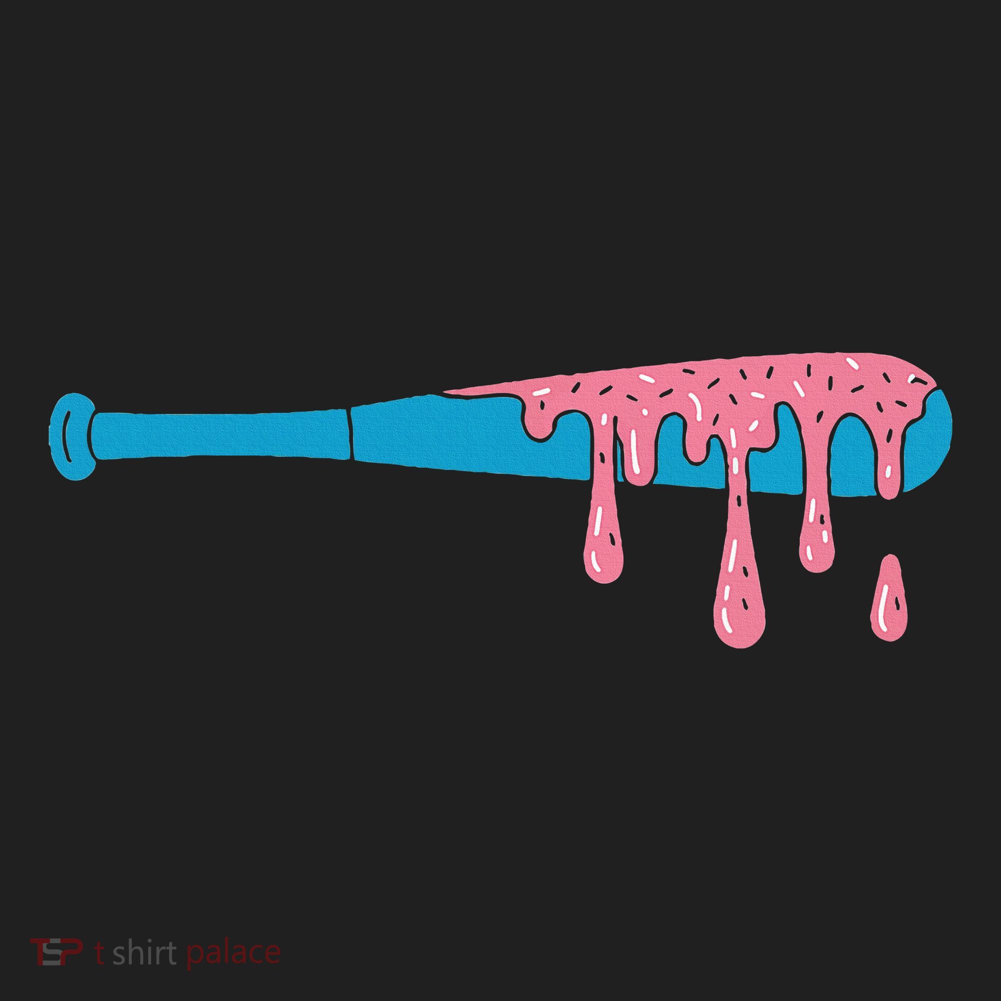 Ice Cream Baseball Bat With Baseball Sprinkles Drip Beanie