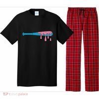 Ice Cream Baseball Bat With Baseball Sprinkles Drip Pajama Set thumb 0